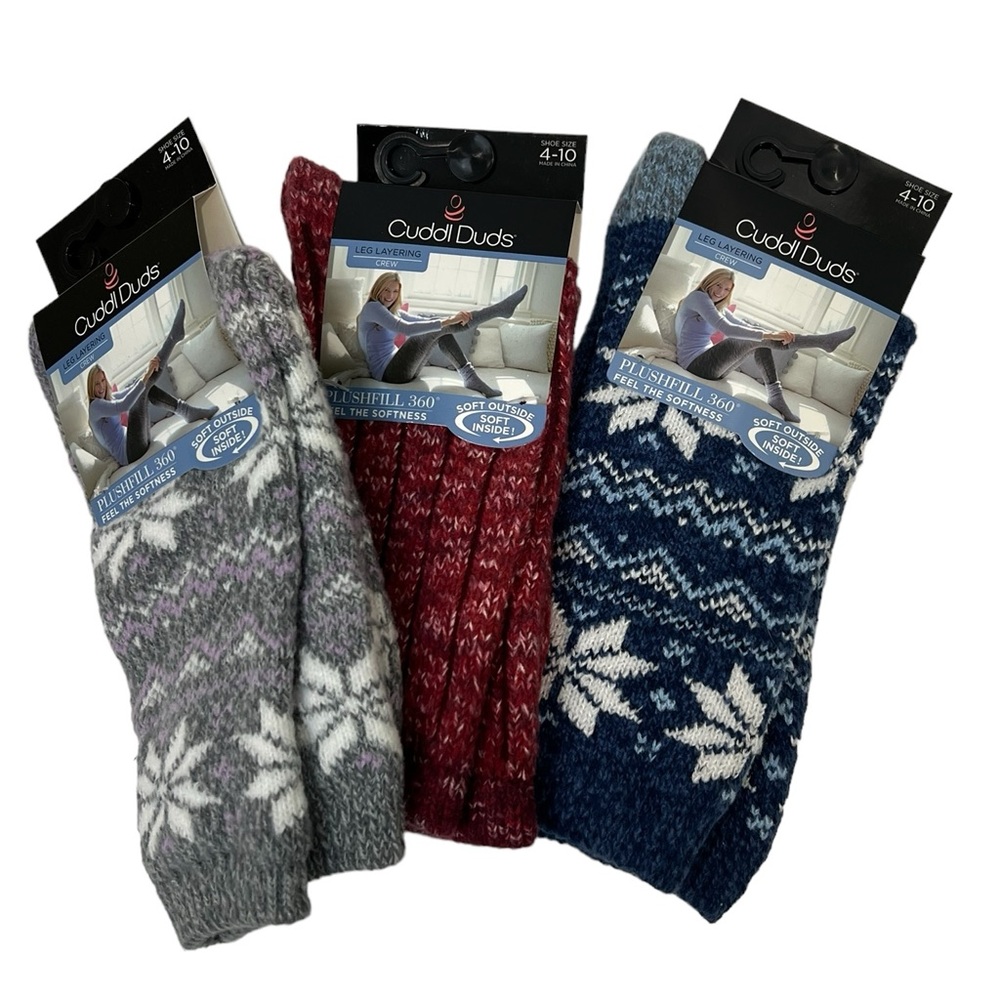3 pair Cuddl Dud socks
